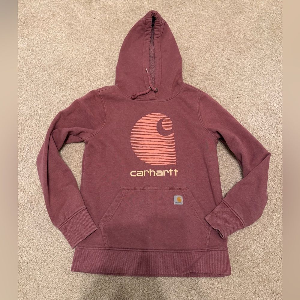 Carhartt women's rain defender relaxed fit midweight graphic sweatshirt